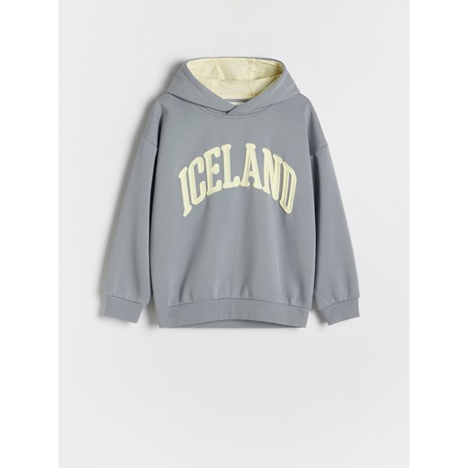 Reserved - Bluza oversize z kapturem - ciemnoszary - id: 293BF-90X - marki Reserved - 179236397 Reserved - Bluza oversize z kapturem - ciemnoszary ze sklepu Reserved w kategorii Bluzy chłopięce - zdjęcie 179236397