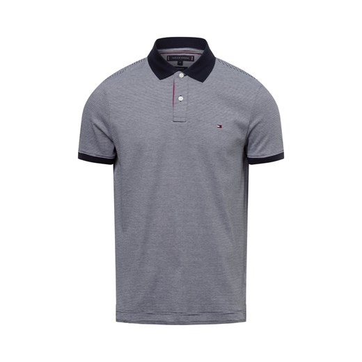 Tommy Hilfiger Męska koszulka polo Mężczyźni Bawełna granatowy w paski ze sklepu vangraaf w kategorii T-shirty męskie - zdjęcie 179236729