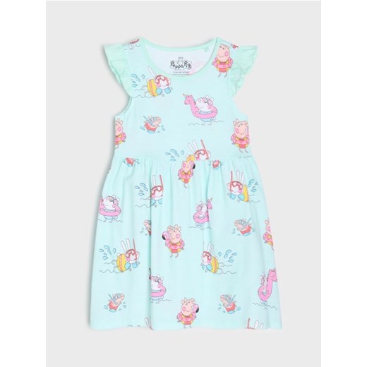 Sinsay - Sukienka Peppa Pig - niebieski Sinsay 116 Sinsay