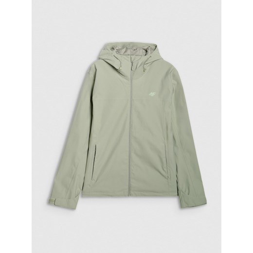 Męska kurtka przejściowa 4F 4FWSS25TTJAM703 - khaki ze sklepu Sportstylestory.com w kategorii Kurtki męskie - zdjęcie 179241728