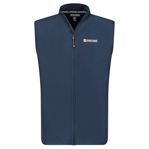 ANAPURNA Kamizelka polarowa &quot;Vugana&quot; w kolorze granatowym ze sklepu Limango Polska w kategorii Kamizelki męskie - zdjęcie 179244676