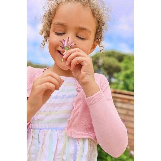 Sweter dziewczęcy BLUE SEVEN bawełniany 