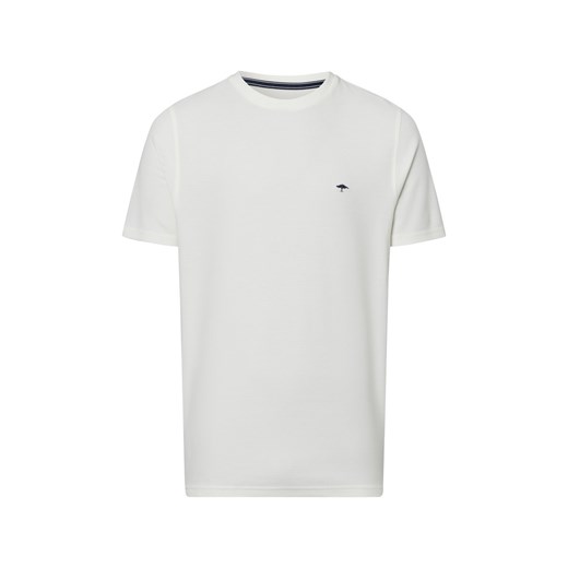 Fynch-Hatton Koszulka męska Mężczyźni Bawełna biały jednolity ze sklepu vangraaf w kategorii T-shirty męskie - zdjęcie 179249817