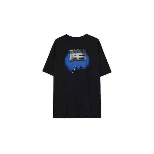 Cropp - Czarna koszulka Billie Eilish - czarny ze sklepu Cropp w kategorii Bluzki damskie - zdjęcie 179250365