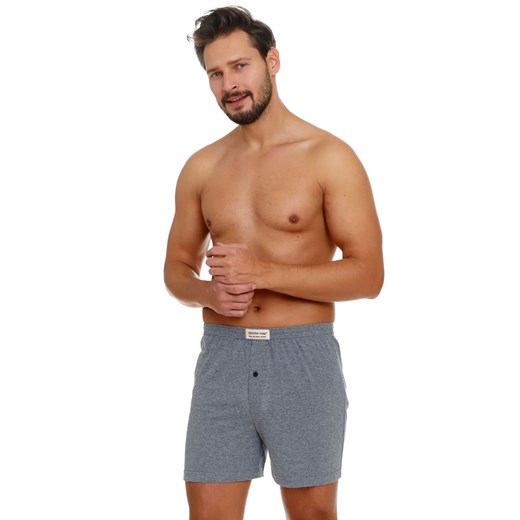 Bokserki Doctor Nap BOX.5166 dark grey ze sklepu kontri.pl w kategorii Majtki męskie - zdjęcie 179250585