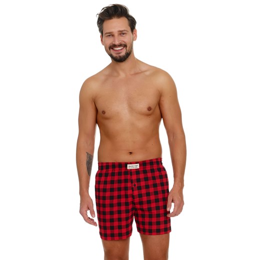 Bokserki Doctor Nap BOX.5165 black/red ze sklepu kontri.pl w kategorii Majtki męskie - zdjęcie 179250689