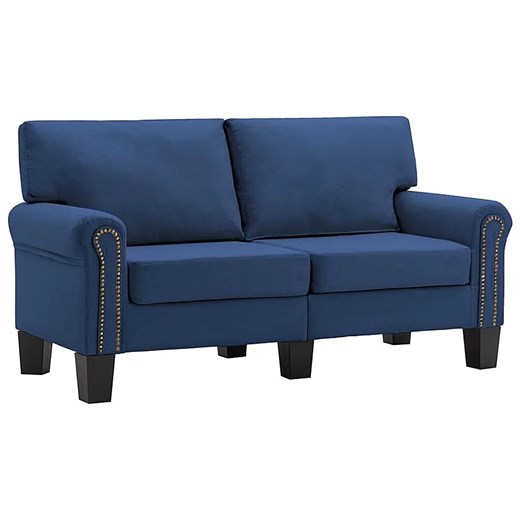 Luksusowa dwuosobowa sofa niebieska - Dionas 2X ze sklepu Edinos.pl w kategorii Sofy i kanapy - zdjęcie 179251849