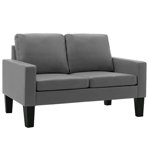 Szara dwuosobowa sofa do salonu - Revex 2X ze sklepu Edinos.pl w kategorii Sofy i kanapy - zdjęcie 179252216