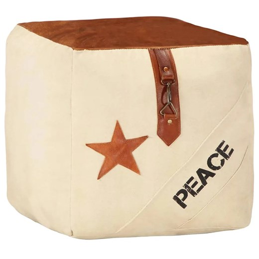 Bawełniana pufa siedzisko - Dema ze sklepu Edinos.pl w kategorii Pufy i siedziska - zdjęcie 179252385