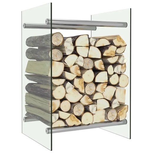 Nowoczesny stojak na drewno do salonu - Kobix 4X 40x35x60 ze sklepu Edinos.pl w kategorii Pozostałe meble - zdjęcie 179254548