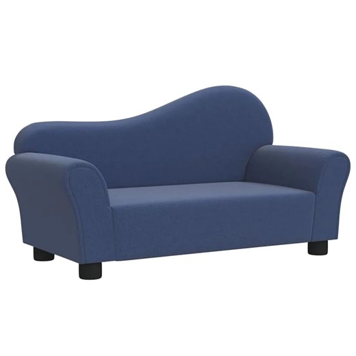 Niebieska sofa dziecięca na nóżkach - Nifea ze sklepu Edinos.pl w kategorii Fotele - zdjęcie 179255498