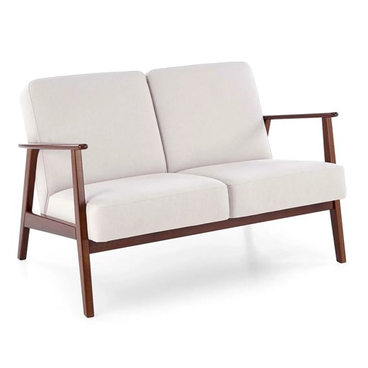 Jasnobeżowa tapicerowana sofa w stylu vintage - Alexander 4X ze sklepu Edinos.pl w kategorii Sofy i kanapy - zdjęcie 179255956