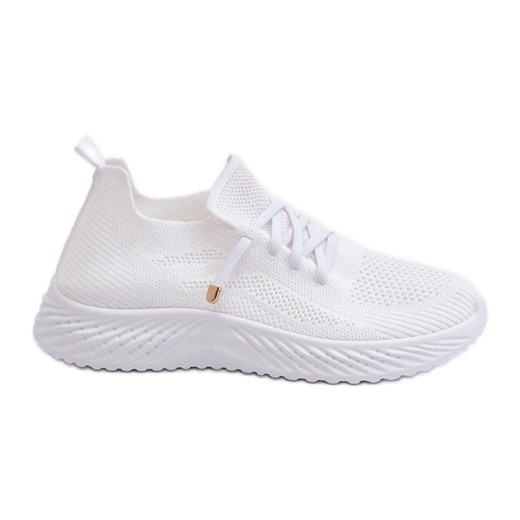 Wsuwane Buty Sportowe Damskie Białe Jagelia 37 ButyModne.pl
