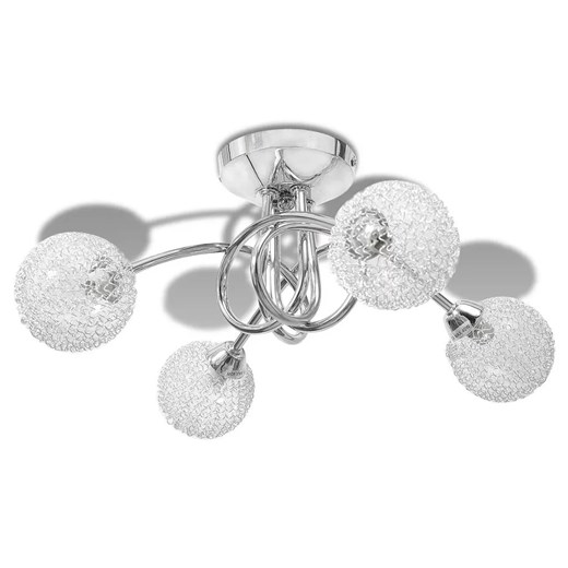 Lampa sufitowa z kloszami z siatki - E976-Basso ze sklepu Edinos.pl w kategorii Lampy sufitowe - zdjęcie 179258777