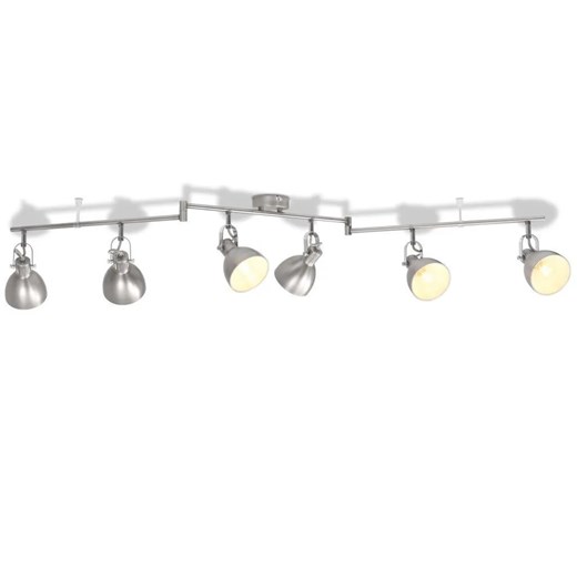 Loftowa szara lampa sufitowa łamana - EX37-Dipo ze sklepu Edinos.pl w kategorii Lampy sufitowe - zdjęcie 179258866