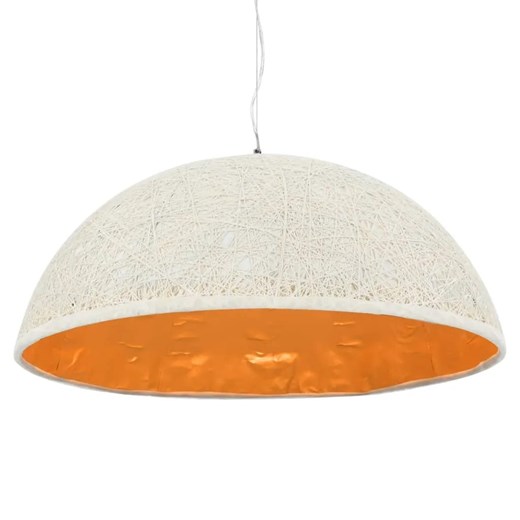 Biało-złota skandynawska lampa wisząca - EX111-Farren ze sklepu Edinos.pl w kategorii Lampy wiszące - zdjęcie 179259028