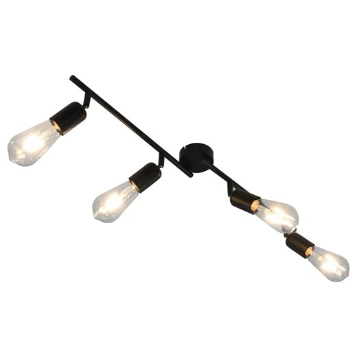 Czarna lampa sufitowa regulowana - EX222-Deviso ze sklepu Edinos.pl w kategorii Lampy sufitowe - zdjęcie 179259147