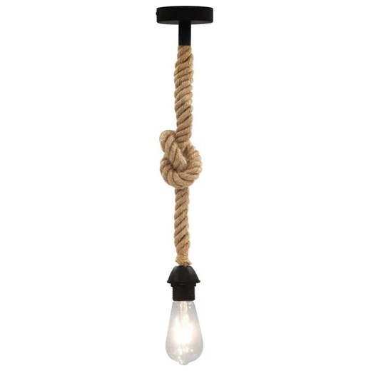 Pojedyncza lampa wisząca na sznurze - EX819-Ilobi ze sklepu Edinos.pl w kategorii Lampy wiszące - zdjęcie 179259189