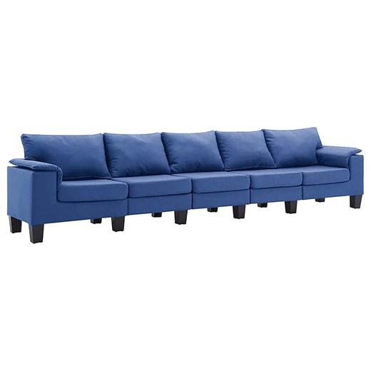 Pięcioosobowa ekskluzywna niebieska sofa - Ezof 5Q ze sklepu Edinos.pl w kategorii Sofy i kanapy - zdjęcie 179259367