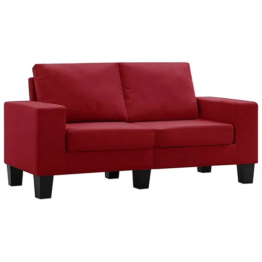 2-osobowa sofa z podłokietnikami, czerwone wino - Magnex 2Q ze sklepu Edinos.pl w kategorii Sofy i kanapy - zdjęcie 179259417
