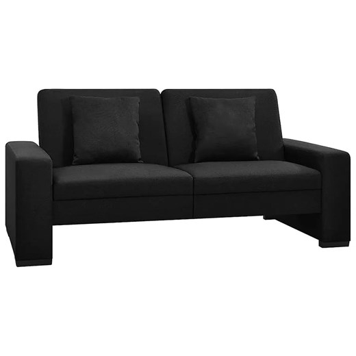 Luksusowa rozkładana czarna sofa - Mellia ze sklepu Edinos.pl w kategorii Sofy i kanapy - zdjęcie 179259708