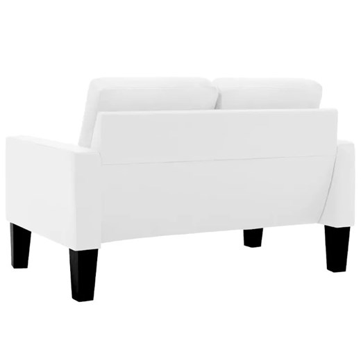 Biała tapicerowana sofa 2-osobowa - Clorins 2X Elior One Size Edinos.pl