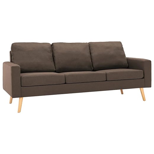 3-osobowa brązowa sofa - Muria 3Q ze sklepu Edinos.pl w kategorii Sofy i kanapy - zdjęcie 179259787