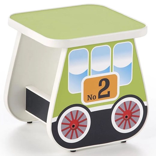 Taboret dziecięcy wagonik Oresa 4X - zielony ze sklepu Edinos.pl w kategorii Fotele - zdjęcie 179261009