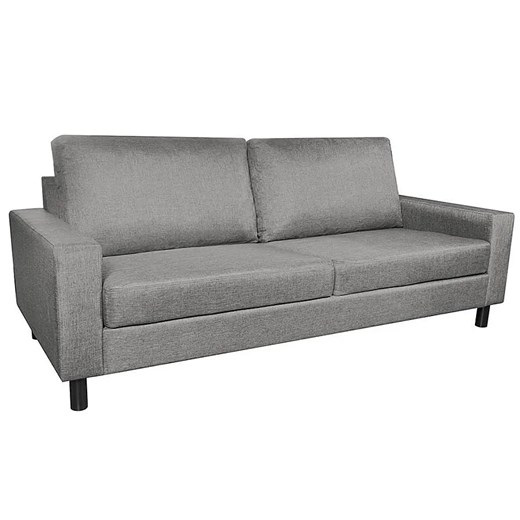 Stylowa trzyosobowa jasnoszara sofa - Felizia 3X ze sklepu Edinos.pl w kategorii Sofy i kanapy - zdjęcie 179262956