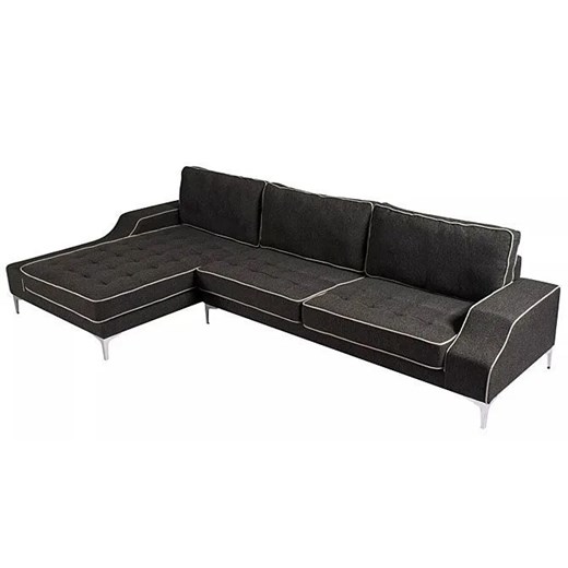 Nowoczesna sofa narożna Olena 3F - antracyt ze sklepu Edinos.pl w kategorii Sofy i kanapy - zdjęcie 179262987