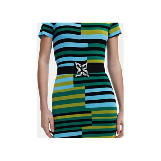 Desigual Pasek Damski Zalio 25SARA06 Czarny Desigual one size MODIVO