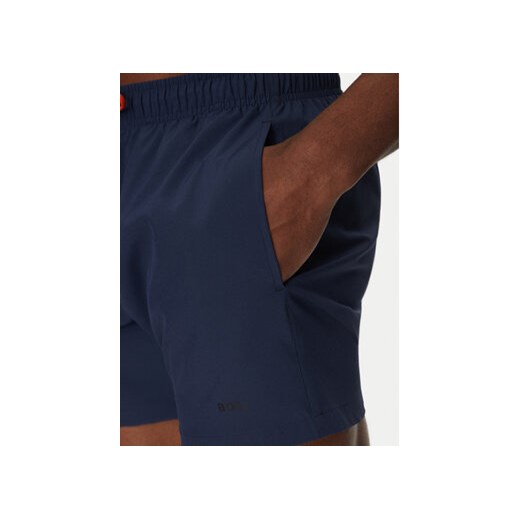 BOSS Szorty kąpielowe Tio 50491601 Granatowy Regular Fit XXL MODIVO