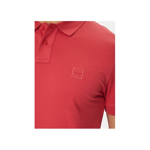 BOSS Polo Passenger 50507803 Czerwony Slim Fit XXL MODIVO
