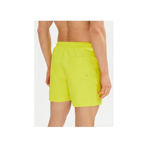 Calvin Klein Swimwear Szorty kąpielowe KM0KM01092 Żółty Regular Fit L MODIVO