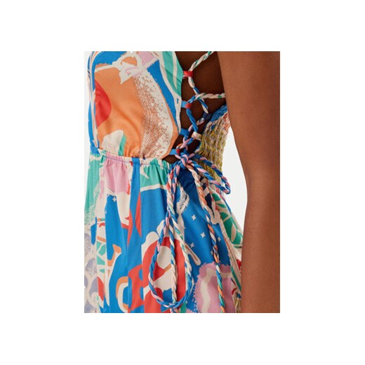 Maaji Sukienka letnia Tropical Bliss Tropi PT2537CSD001 Niebieski Regular Fit Maaji S MODIVO