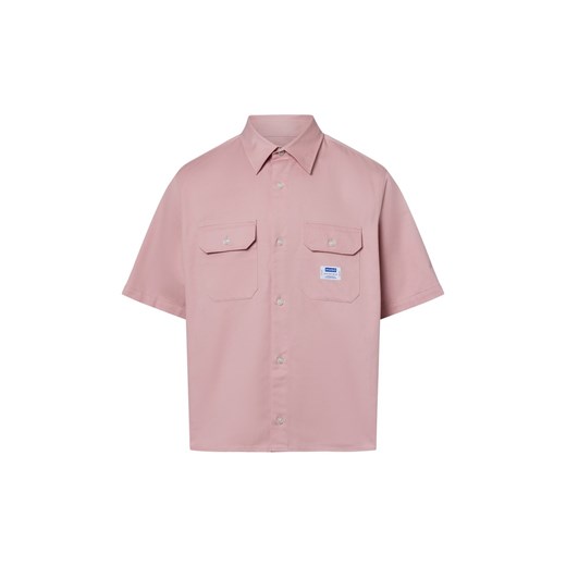 HUGO BLUE Męska koszula casual - Ekyno Mężczyźni Regular Fit Bawełna brudny róż jednolity ze sklepu vangraaf w kategorii Koszule męskie - zdjęcie 179267198