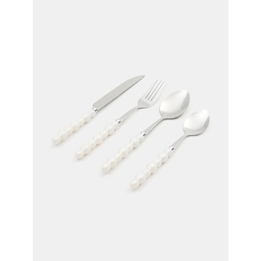 Sinsay - Zestaw sztućców 4 pack - biały Sinsay One Size Sinsay
