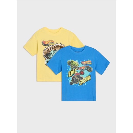 Sinsay - Koszulki 2 pack Hot Wheels - wielobarwny ze sklepu Sinsay w kategorii T-shirty chłopięce - zdjęcie 179269895