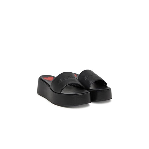 LOVE MOSCHINO Klapki JA28177I0MIA0000 Czarny Love Moschino 37 MODIVO