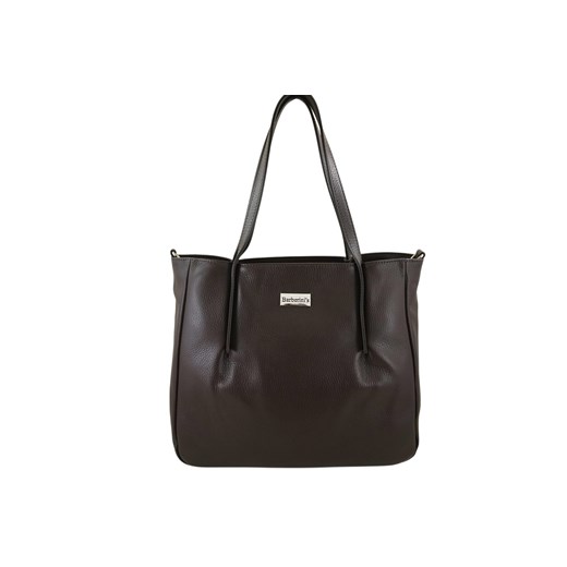 Shopperka damska skórzana Barberini's - Brązowa ciemna ze sklepu butyolivier w kategorii Torby Shopper bag - zdjęcie 179273106