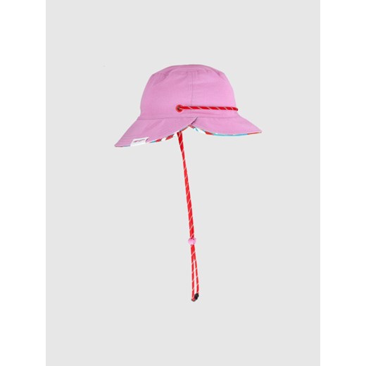 Kapelusz bucket hat dwustronny uniseks 4F 4FWSS25AHATU019 - różowy ze sklepu Sportstylestory.com w kategorii Kapelusze damskie - zdjęcie 179273655