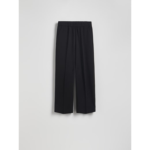 Reserved - Spodnie z kantem - czarny Reserved S Reserved