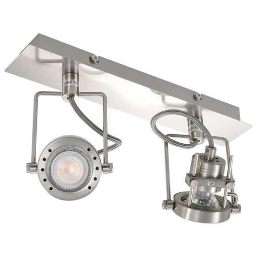 Srebrna punktowa lampa sufitowa z regulacją - EX87-Rosefi ze sklepu Edinos.pl w kategorii Lampy sufitowe - zdjęcie 179276895