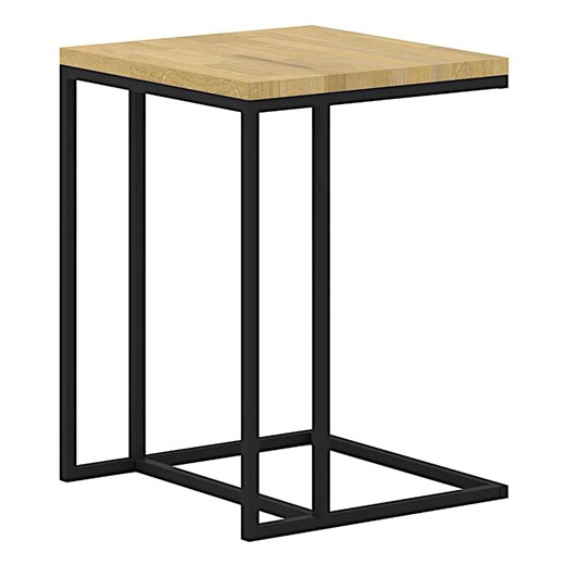 Stolik pomocniczy pod laptopa z drewna dębowego - Lexor 4X ze sklepu Edinos.pl w kategorii Stoliki kawowe - zdjęcie 179277799