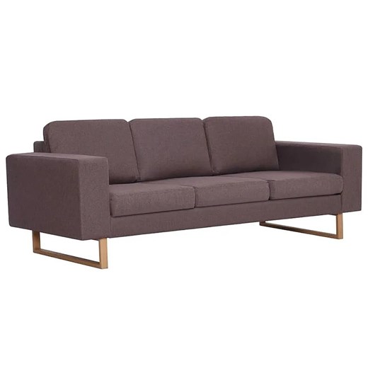 Elegancka trzyosobowa sofa Ladi 3x -  taupe ze sklepu Edinos.pl w kategorii Sofy i kanapy - zdjęcie 179279366