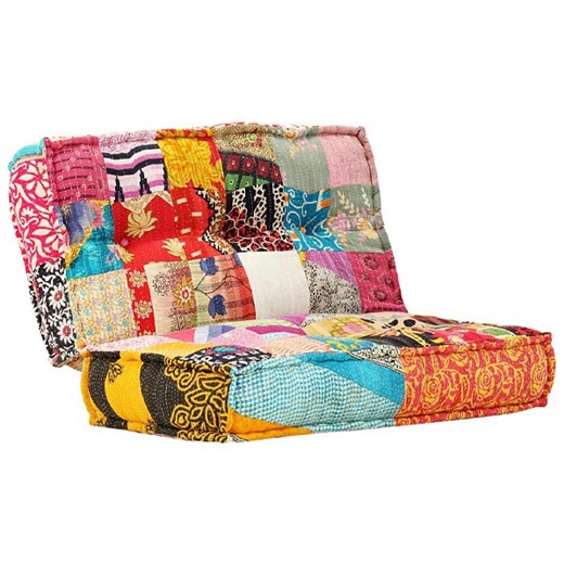 Kwadratowa piankowa sofa Talos - patchwork ze sklepu Edinos.pl w kategorii Sofy i kanapy - zdjęcie 179279587