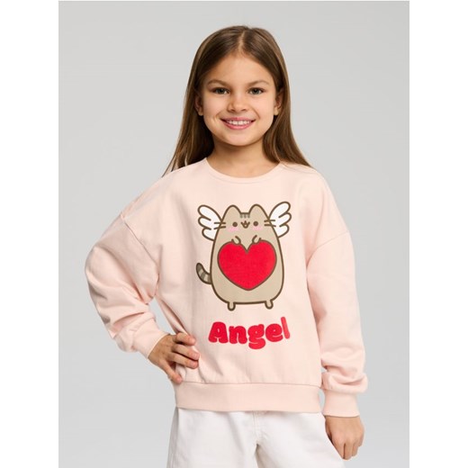 Sinsay - Bluza Pusheen - beżowy ze sklepu Sinsay w kategorii Bluzy dziewczęce - zdjęcie 179282668