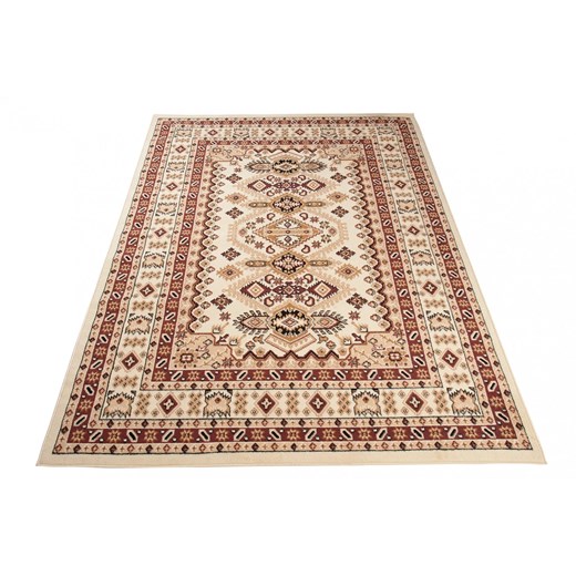 Beżowy dywan vintage - Benti ze sklepu Edinos.pl w kategorii Dywany - zdjęcie 179285336