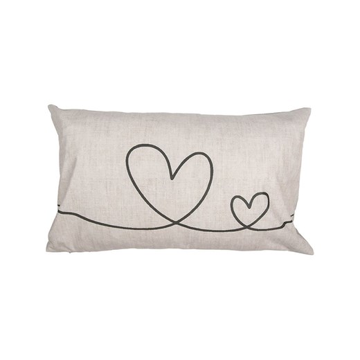 Clayre &amp; Eef Poszewka w kolorze beżowym na poduszkę - 50 x 30 cm onesize okazja Limango Polska