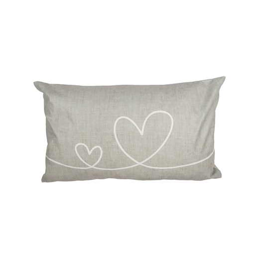 Clayre &amp; Eef Poszewka w kolorze beżowym na poduszkę - 50 x 30 cm onesize wyprzedaż Limango Polska